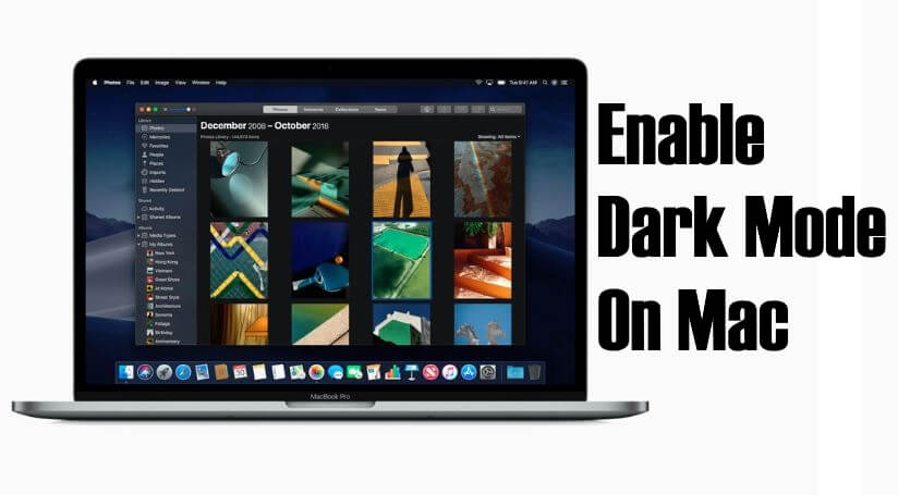 dark mode for macbook